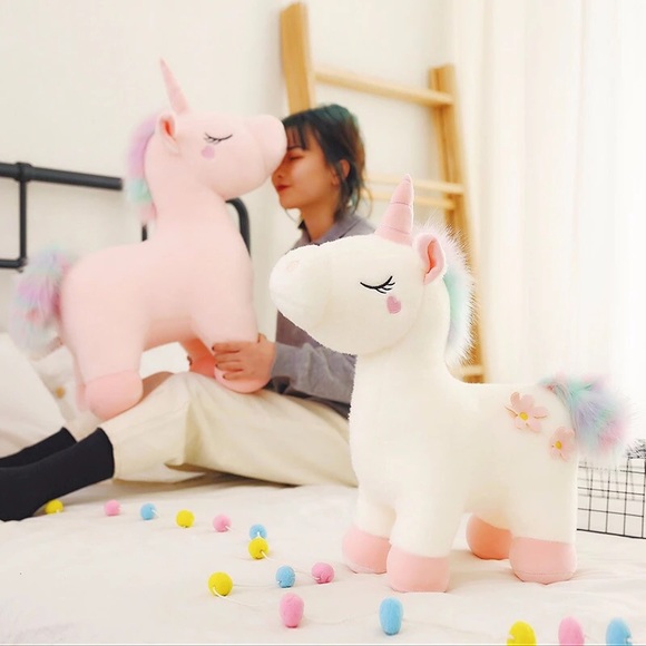 Unicorn doll plush kids girls adults 50cm large home decor - Picture 7 of 9